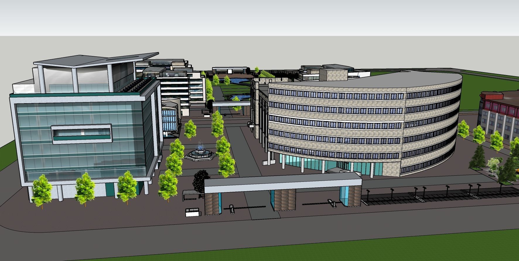 Dinhle College Residential Area Alternative View